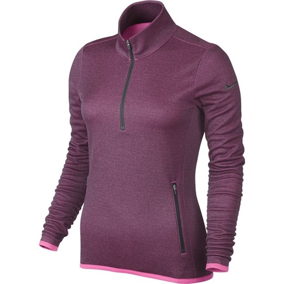 Nike Women's Golf Fleece Lined Half Zip Pullover - Size - Large - Picture 1 of 6